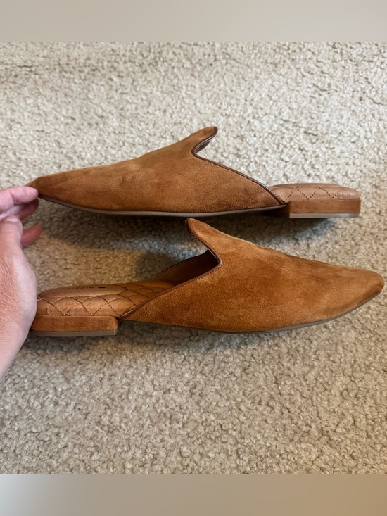 Birdies Shoes - Birdies Dove Suede mules